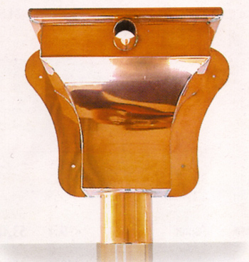 A Copper Bowl With a Slot at the Top