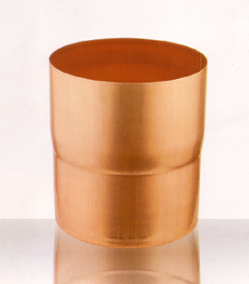 A Copper Glass Shaped Component on Display